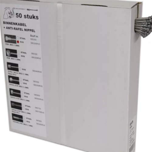 Slurf rembinnenkabel inner br.cab. stt 50psc.