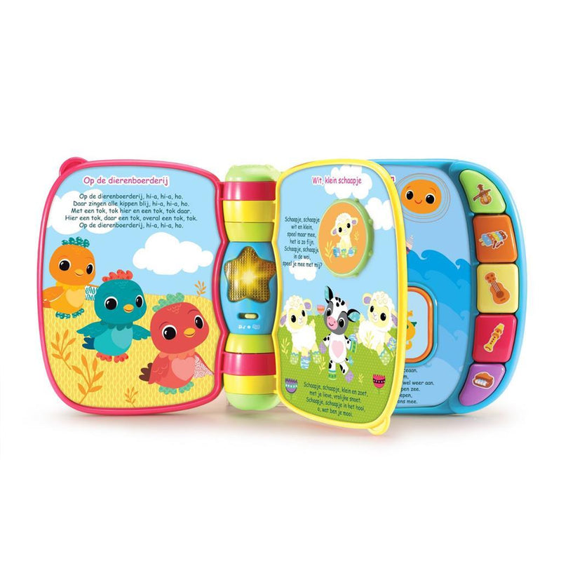 Load image into Gallery viewer, Vtech dierenvriendjes liedjesboek blauw
