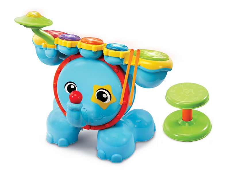 Load image into Gallery viewer, Vtech rock leer drumstel - educatief baby speelgoed - geluid en spelletjes - baby muziek instrument
