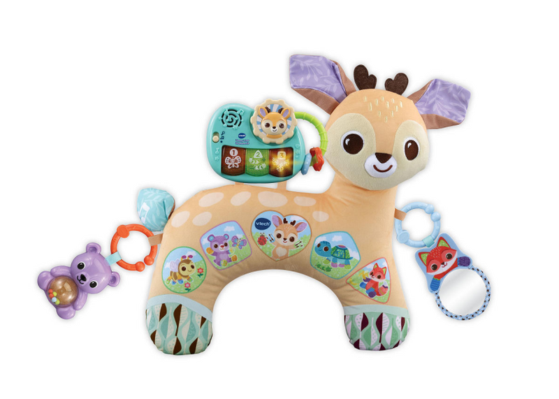 Load image into Gallery viewer, Vtech dierenvriendjes tummy time knuffelhertje
