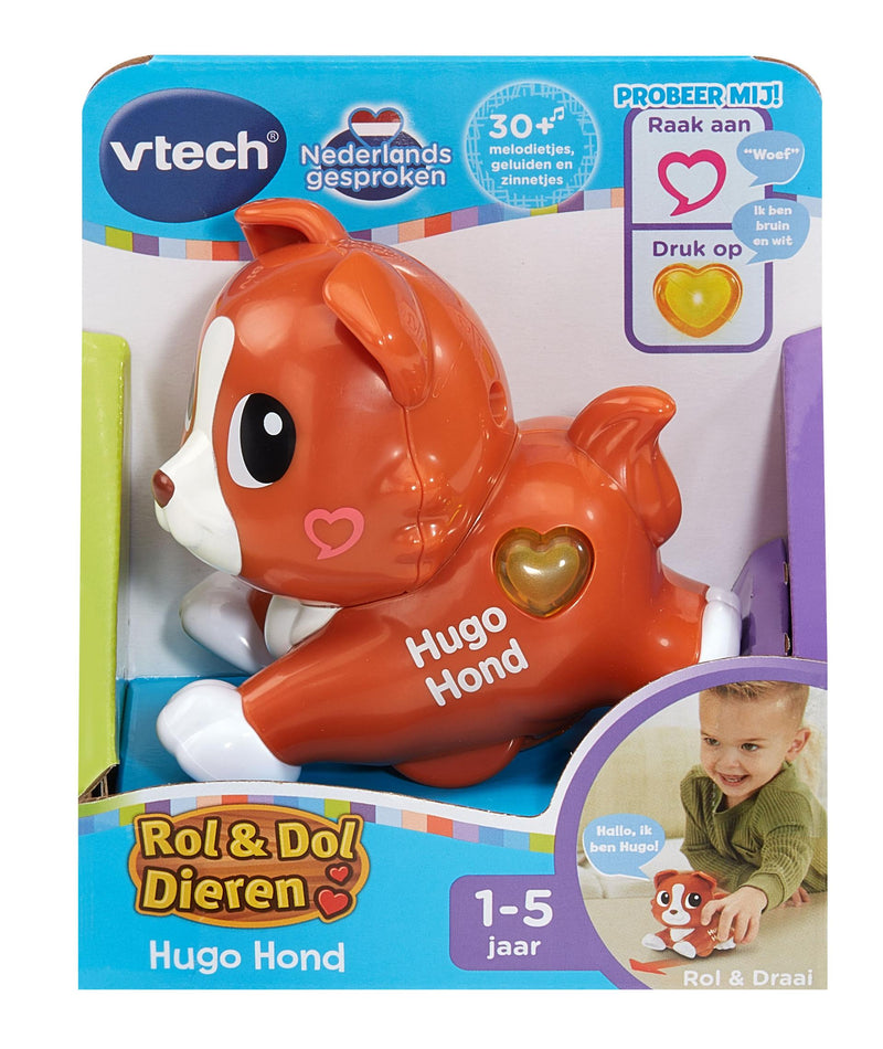 Load image into Gallery viewer, Vtech rol dol dieren hugo hond
