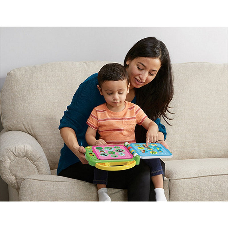 Load image into Gallery viewer, VTech Kinderboek Mijn eerste 100 woordjes Dieren groen
