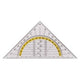 Geodriehoek od polystyreen 16cm 45graden