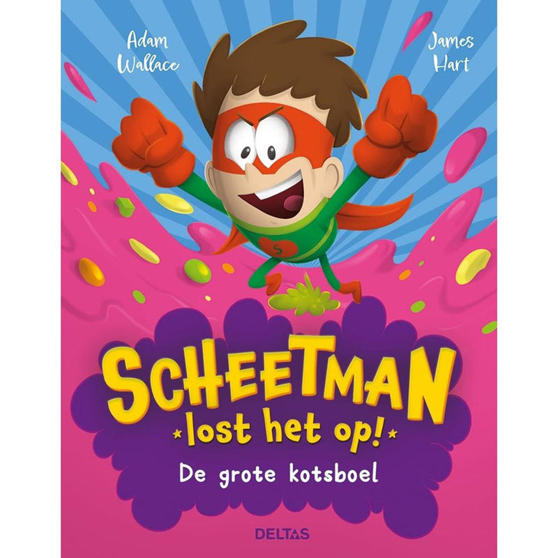 Load image into Gallery viewer, Deltas scheetman lost het op! de grote kotsboel kinderboek

