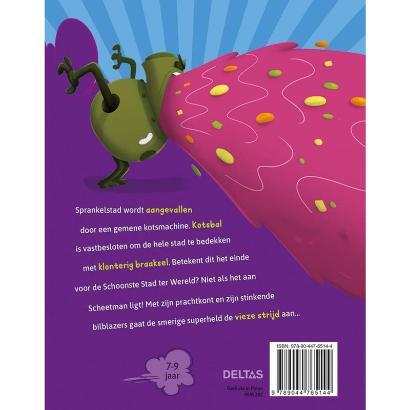 Load image into Gallery viewer, Deltas scheetman lost het op! de grote kotsboel kinderboek
