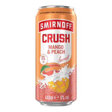 Smirnoff crush mango peach blik (12x 44 cl)