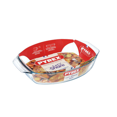 Pyrex irresistible ovale braadslede 39x27 cm 4l