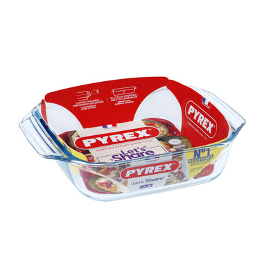 Pyrex irresistible ovenschaal - 2,4 l - vierkant