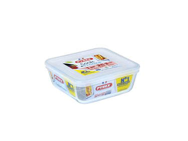 Pyrex cook and freeze ovenschaal 15x15 cm borosilicaatglas