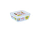Pyrex schaal met deksel 0,85l 15x15cm