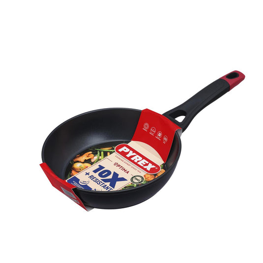 Pyrex optima+ diepe koekenpan ø24cm 8,4cm diep voor o.a. inductie