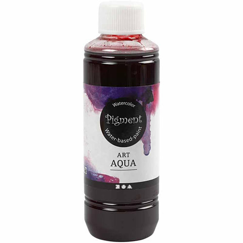 Pigment vloeibare aquarelverf, rood, 250 ml 1 fles