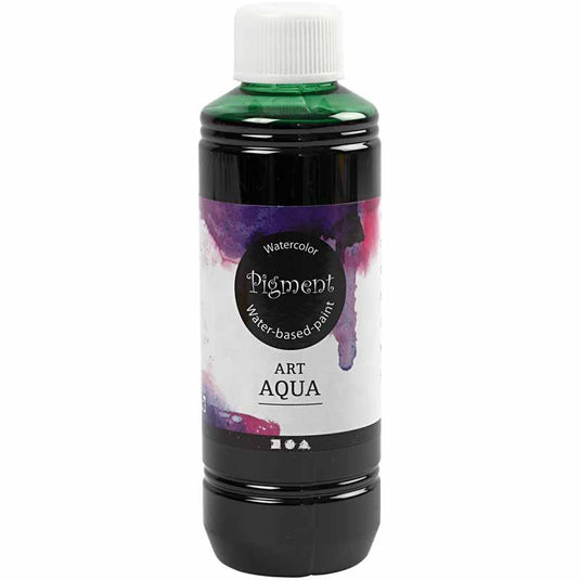 Pigment vloeibare aquarelverf, groen, 250 ml 1 fles