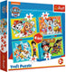 Trefl puzzel - paw patrol 4 in 1 puzzel - 12 tot 24 stukjes