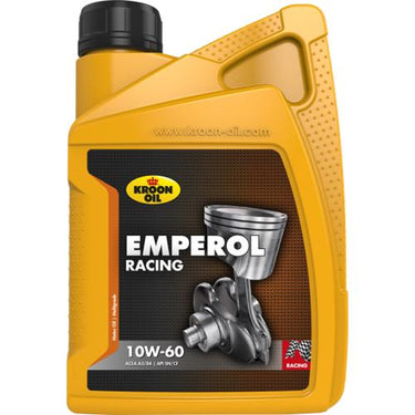 Kroon-oil emperol racing - 10w-60 motorolie - vol-synthetisch - 5 liter - transparant