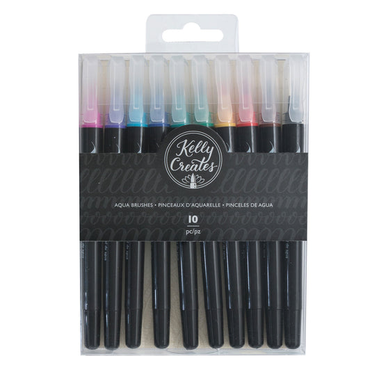 Kelly creates • pens aqua brushes 10pcs