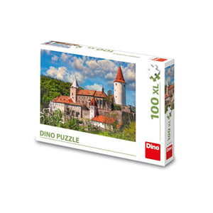 Dinotoys puzzel van kasteel krivoklat tsjechië 100 stukjes