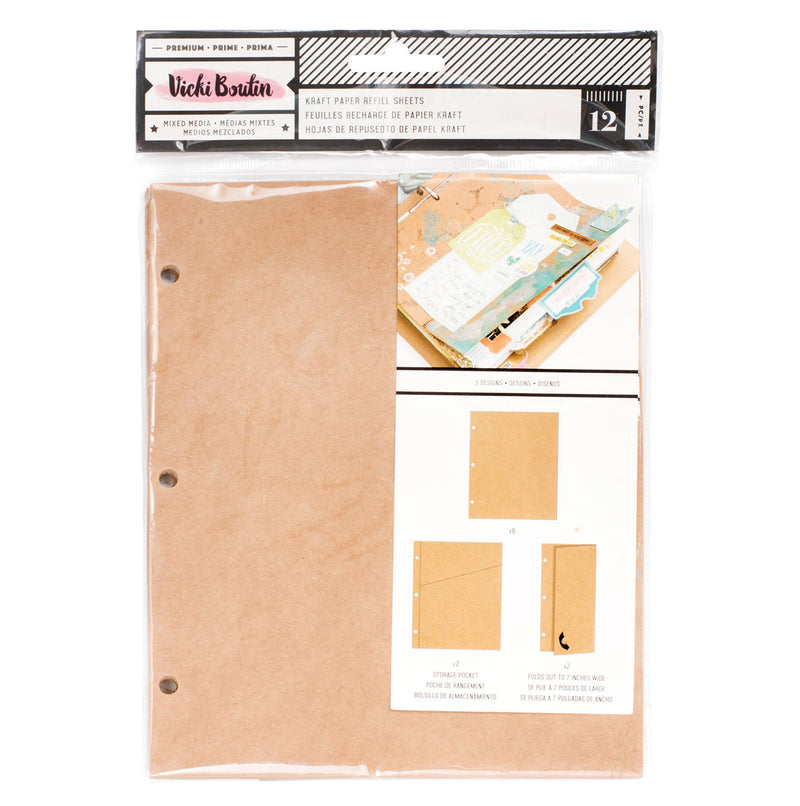 Load image into Gallery viewer, Vicki boutin • kraft refill papers 12pcs
