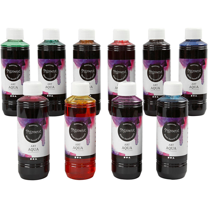 Afbeelding laden in galerijviewer, Https: www.cchobby.nl vloeibare-aquarelverf-diverse-kleuren-10x250-ml-1-doos
