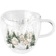 Ambiente dubbelwandig glas snowy houses 200ml dia10x9,5cm