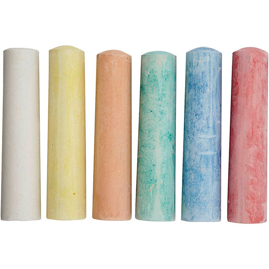 Creativ company stoepkrijt, 6 stuk 1 doos