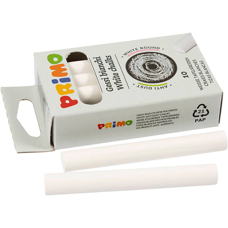 Load image into Gallery viewer, Creativ company https: www.cchobby.nl schoolbordkrijt-l-8-cm-d-10-mm-wit-10-stuk-1-doos
