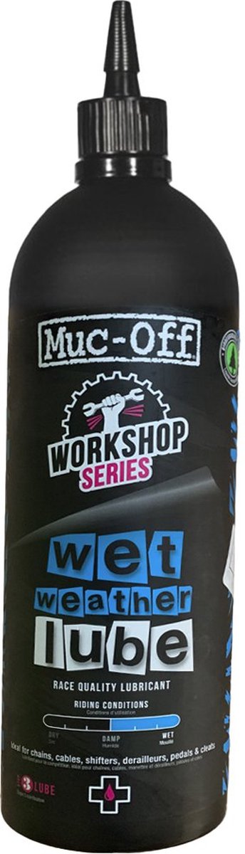 Muc-off muc off wet lube 1 liter werkplaats