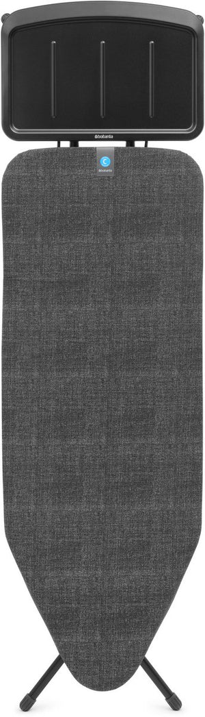 Brabantia strijkplank c - voor stoomgenerator - 124 x 45 cm - denim black