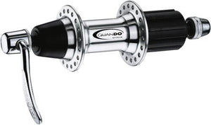 Contec achterwiel classic z19 + quando kt-azer hr 28 alu hk silb.8 9 f. sp.niro 2.00