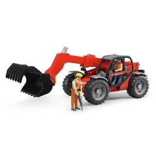 Bruder 2125 manitou mrt met accessoires