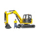 Bruder 2466 cat minibagger met speelfiguur