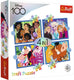 Trefl 4in1 puzzel - the happy world of disney disney 100