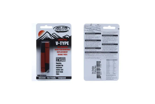 Koolstop kool stop rim brake pads v-brake insert dual compound