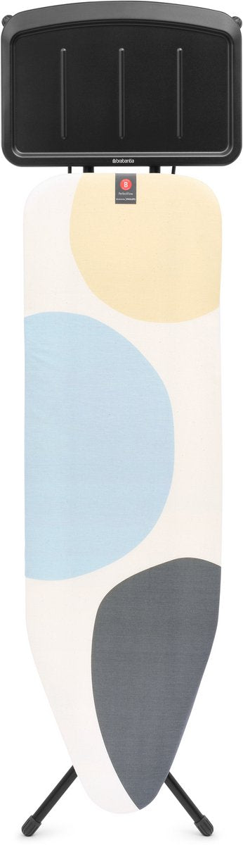 Brabantia perfect flow strijkplank b - voor stoomgenerator - 124 x 38 cm - spring bubbles