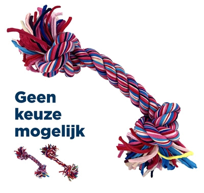 Load image into Gallery viewer, Happy pet twist-tee 2 knoop tugger
