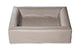 Bia bed kunstleer hoes hondenmand taupe