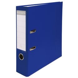 Ordner exacompta a4 75 mm karton, pp (polypropeen) blauw 2-rings 1 stuk