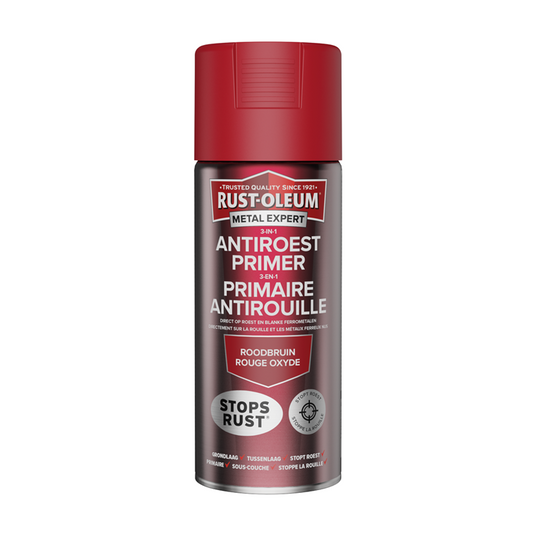 Rust-oleum 1071315 - 3-in-1 anti-roestprimer -400mlroodbruin | 1 stuks