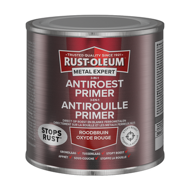 Rust-oleum 1071410 - 3-in-1 anti-roestprimer -250m roodbruin | 1 stuks
