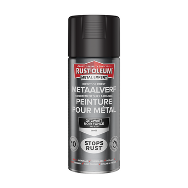 Rust-oleum 1071349 - metaalverf -hg -ral9005 -400mldirect op roest | 1 stuks