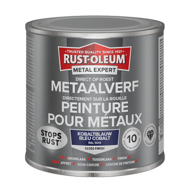 Rust-oleum 1071405 - metaalverf-hg -ral5013 - 250m direct op roest | 1 stuks