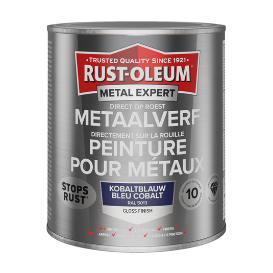 Rust-oleum 1071407 - metaalverf-hg- ral5013 -750ml direct op roest | 1 stuks