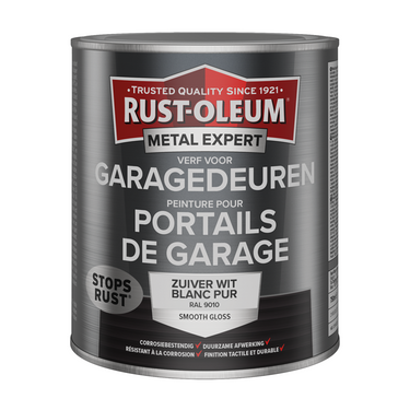 Rust-oleum 1071355 - verf garagedeur-ral 9010-750ml metal expert | 1 stuks