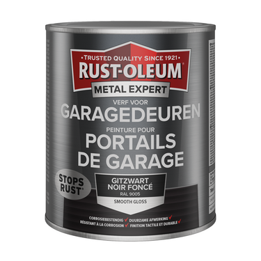 Rust-oleum 1071359 - verf garagedeur-ral 9005-750mlmetal expert | 1 stuks