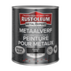 Rust-oleum 1071376 - structuur - zwart 750ml direct op roest - metaalverf | 1 stuks