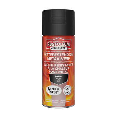 Rust-oleum 1071383 - hittebest. metaalverf 400ml z | 1 stuks
