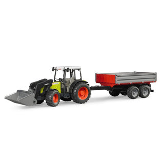 Bruder tractor claas nectis 267 f met aanhanger