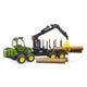 Bruder tractor john deere 1210e met boomstamgrijper