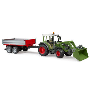 Load image into Gallery viewer, Bruder tractor fendt 210 s met aanhanger
