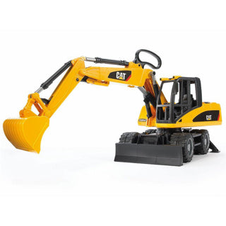 Load image into Gallery viewer, Bruder graafmachine op wielen caterpillar
